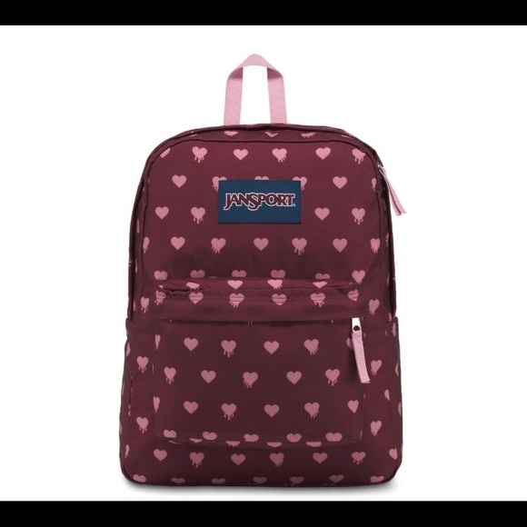 jansport heart backpack